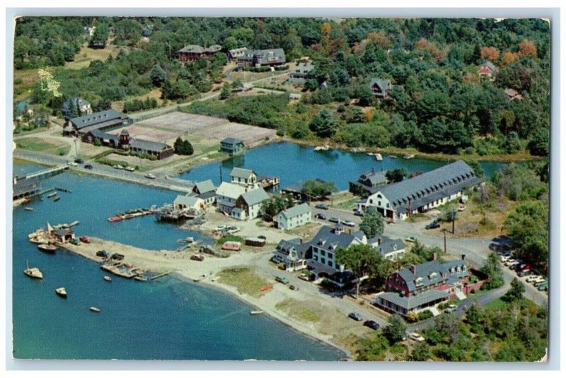 1962 The Kennebunk River Club Arundel Hotel Foreground Kennebunkport ME Postcard 