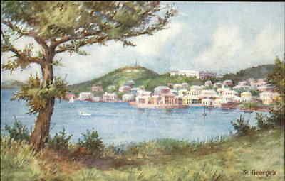 ST GEORGES BERMUDA Tucker 1-90-00-61 Panoramic Water View...