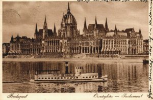 Hungary Budapest Royal Castle Vintage Postcard 03.95