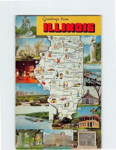 Postcard Greetings From Illinois