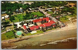 Vtg Saint Simons Island Georgia GA King & Prince Hotel Aerial View Postcard