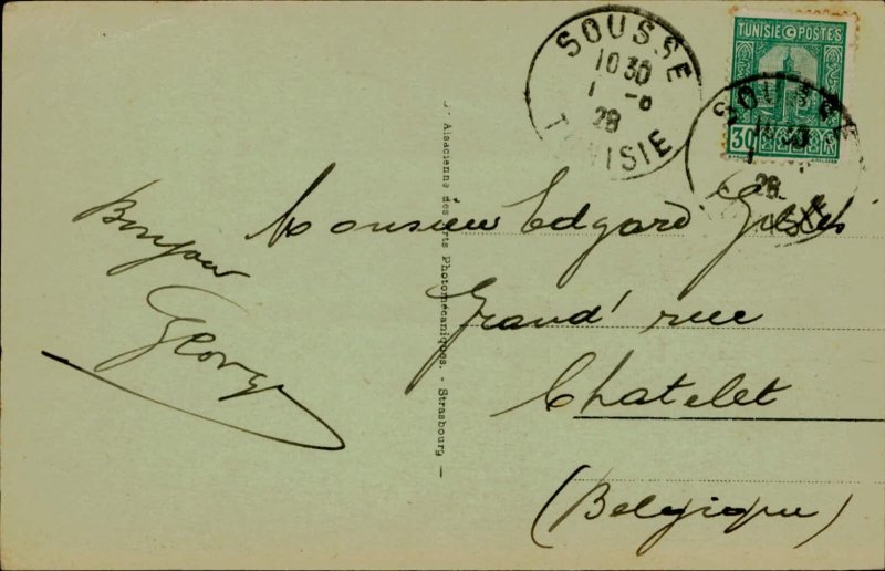 B577 Tunisia Sousse vue generale 1928