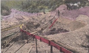 Gold Mining Scene In Australia