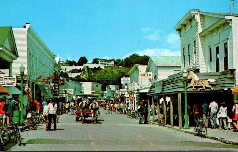 Michigan Mackinac Island Main Street