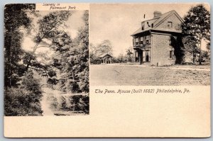 Vtg Pittsburgh Pennsylvania PA Penn House Fairmount Park 1900s Views Postcard