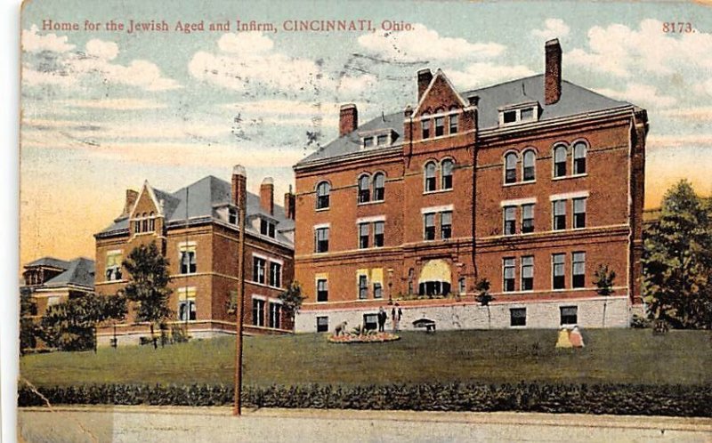 Home for the Jewish Aged in Infirm Cincinnati, Ohio, USA Judaic 1909 tape on ...