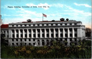 USA Physics Building University of Iowa, Iowa City Vintage Postcard C030