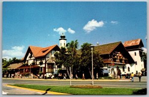 Frankenmuth Michigan 1982 Postcard Frankenmuth Bavarian Inn