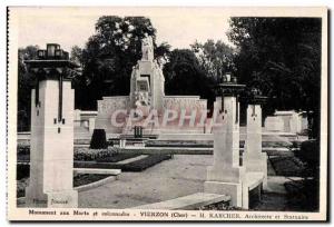 Vierzon - War memorial - Old Postcard