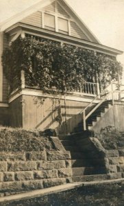 C. 1910 RPPC Lottie's Home in Sisterville, West Virginia AZO Real Photograph F1 