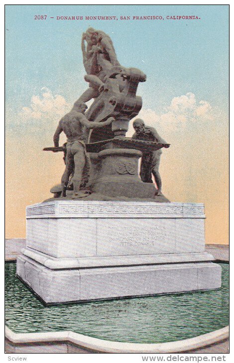 Donahue Monument, SAN FRANCISCO, California, 1900-1910s