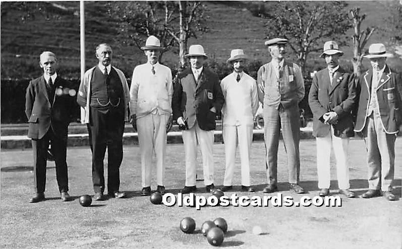 Lawn Bowlers Lawn Bowling Unused 