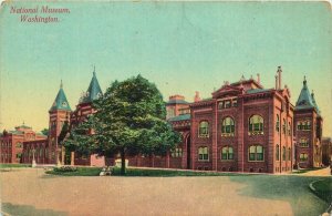 1930s National Museum, Washington Vintage Postcard