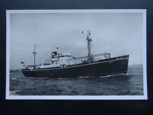 Shipping M.V. AUK General Steam Navigation Co. - Old RP Postcard by Wheatley