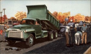GMC Dump Truck W 450 Advertising Postcard