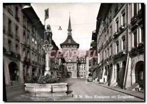 Modern Postcard Bern Kramgasse Mit Zeitglocken