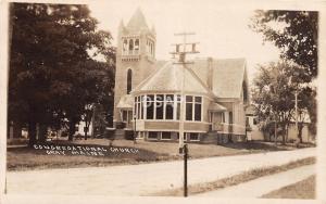 A73/ Gray Maine Me RPPC Real Photo Postcard c1910 Congregational Church