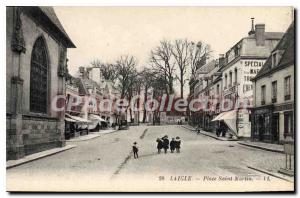 Old Postcard Laigle Place Saint Martin