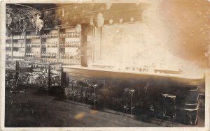 H9/ Bucklin Kansas RPPC Postcard c1910 Interior Pharmacy? Interior