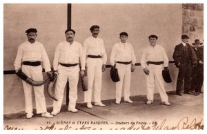 Basques , Joueurs de Pelote ,  Jai alai