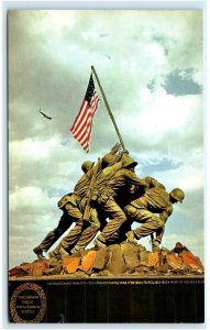 ARLINGTON, VA Virginia ~ Iconic IWO JIMA STATUE c1950s Felix  DeWelden  Postcard