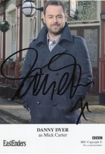 Danny Dyer Eastenders Hand Signed Cast Card Photo