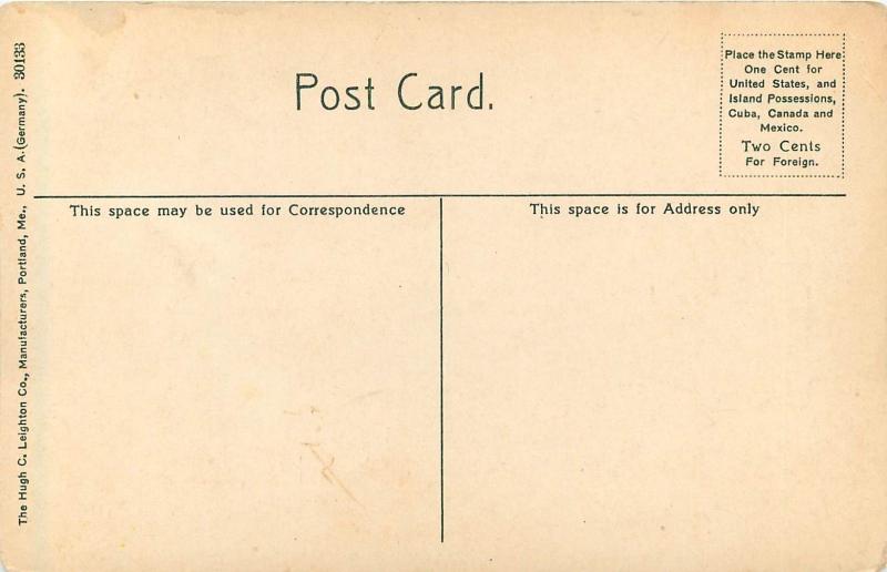 c1907 Postcar; Clinton MA, Old RR Bridge, Berlin Road. Worcester County unposted