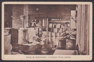 GERMANY, Postcard, Holzminden Camp, The Kitchen, WWI