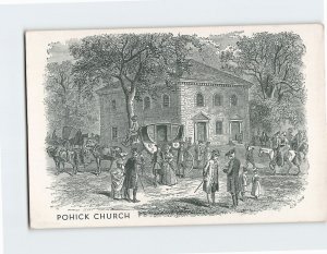 Postcard Pohick Church, Lorton, Virginia