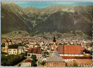 Aerial View Postcard Innsbruck Austria