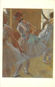Edgar Degas, Dancers in the Wings Writing on back 