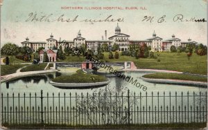Northern Illinois Hospital Elgin IL Postcard PC252