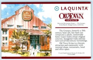 IRVINE, California CA ~ The Granary LA QUINTA OLD TOWN Restored 1980s Postcard