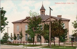 Dickson School Galt Ontario Cambridge ON Postcard H58