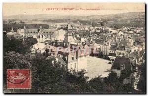 Chateau Thierry Old Postcard Panoramic view