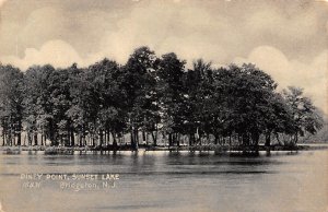 Bridgeton New Jersey Piney Point, Sunset Lake, Photo Print Vintage PC U10320