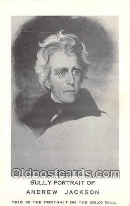 Andrew Jackson Sully Portrait Unused 