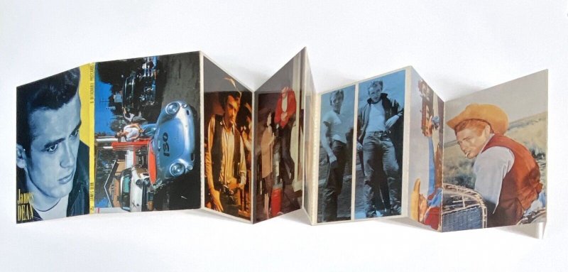 Rare James Dean Fold-Out Postcard Set