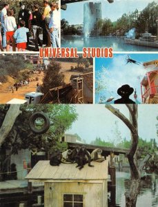 2~4X6 Postcards  CA California UNIVERSAL STUDIOS  Phantom~Movie Set & Monkeys