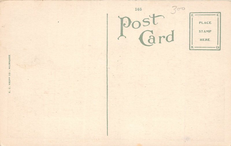 H36/ Nevada Missouri Postcard c1915 High School Building