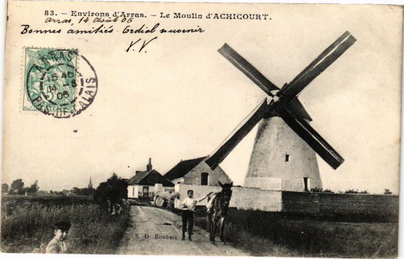 CPA Environs d'ARRAS - Le Moulin d'Achicourt (220201)