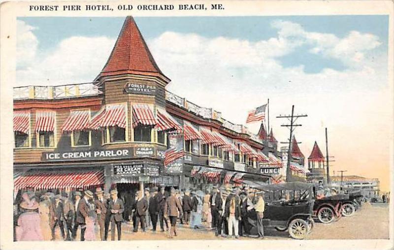 maine  Old Orchard Beach     Forest Pier Hotel, Ice Cream Parlor