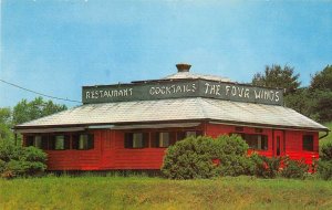 Clinton New Jersey Four Winds Restaurant Vintage Postcard AA51167