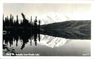 USA Mt. Mckinley from Wonder Lake RPPC 05.96