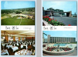 2 Postcards CHERRY HILL, New Jersey NJ ~ Roadside CHERRY HILL INN c1960s