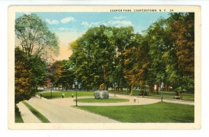 NY - Cooperstown. Cooper Park