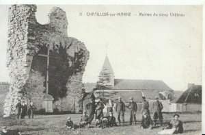 France Postcard - Chatillon-Sur-Marne - Ruines du vieux Chateau - Ref 7617A