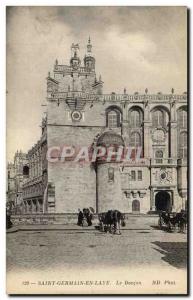 Postcard Old Saint Germain En Laye Le Donjon