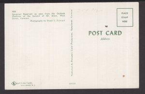 VT West Dover, Somerset Reservoir, Outlook Platform Summit of Mt. Snow ~ Chrome