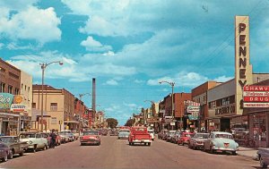 Vintage Postcard Street Scene Laramie WY